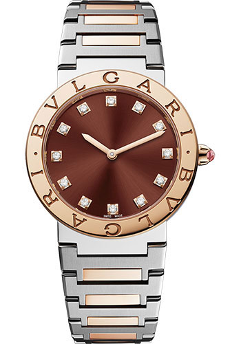 Bulgari Watches - Bulgari Bulgari Lady - 33 mm - Steel and Rose Gold - Style No: 102924