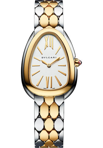 Bulgari Watches - Serpenti Seduttori - 33 mm - Steel and Yellow Gold - Style No: 103671