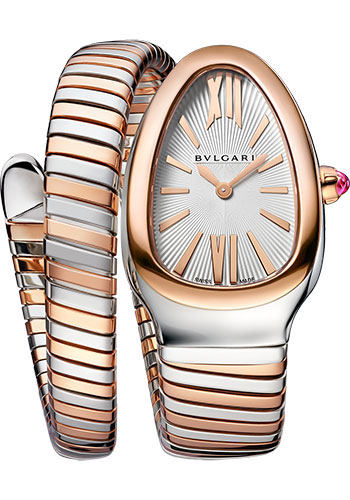 Bulgari Watches - Serpenti Tubogas - 35 mm - Steel and Rose Gold - Style No: 103708