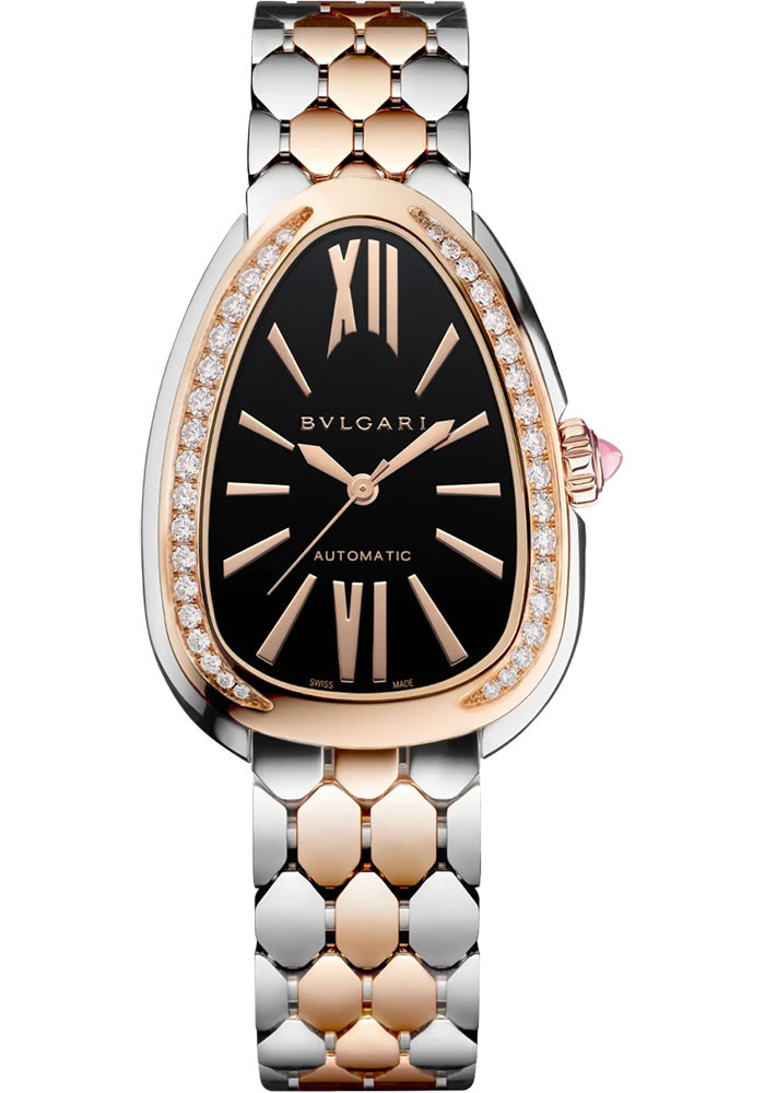 Bulgari Watches - Serpenti Seduttori - 34 mm - Steel and Rose Gold - Style No: 104059