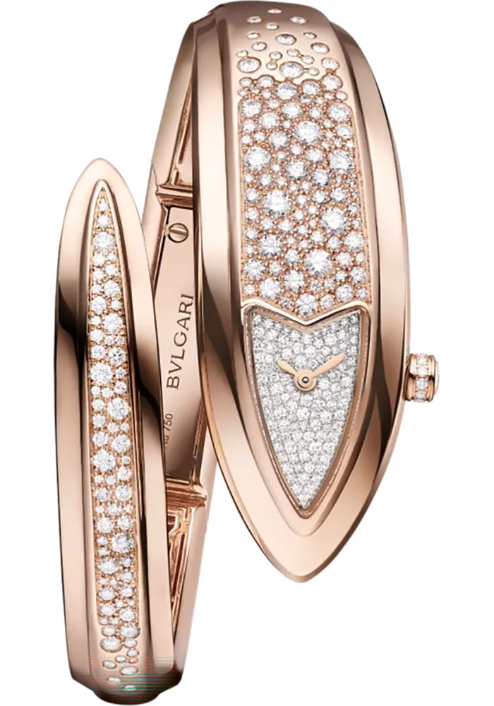 Bulgari Watches - Serpenti 24 mm - Rose Gold Snakehead-Shaped - Style No: 104205