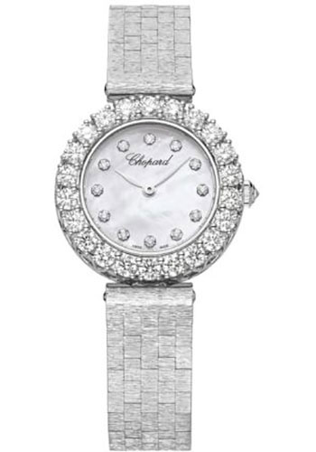 Chopard Watches - L Heure Du Diamant Round - 26mm - White Gold - Style No: 10A178-1106