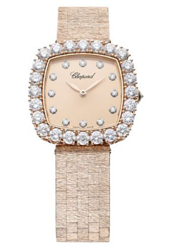 Chopard Watches - L Heure Du Diamant Cushion Small - Rose Gold - Style No: 10A386-5107