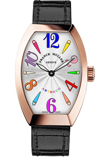 Franck Muller Watches - Art Deco 27 mm - Rose Gold - Color Dreams - Style No: 11002 L QZ COL DRM 5N White