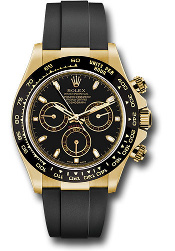 Rolex Daytona Yellow Gold - Oysterflex Strap Watches