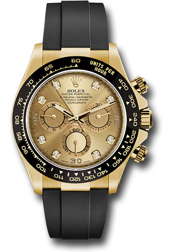 Rolex Daytona Yellow Gold - Oysterflex Strap Watches