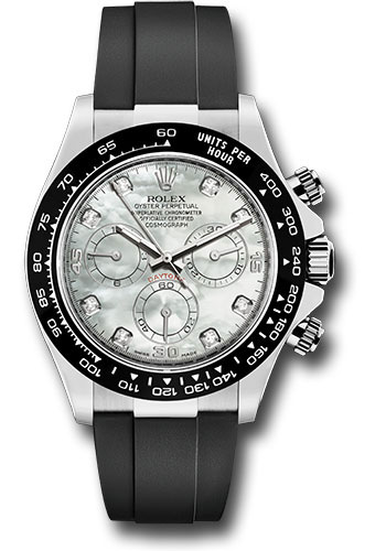 Rolex Daytona White Gold - Oysterflex Watches