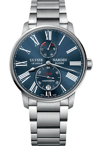 Ulysse Nardin Watches - Marine Torpilleur 42mm - Stainless Steel - Bracelet - Style No: 1183-310-7M/43