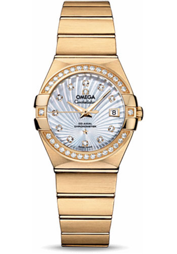 Omega Watches - Constellation Co-Axial 27 mm - Yellow Gold - Style No: 123.55.27.20.55.002
