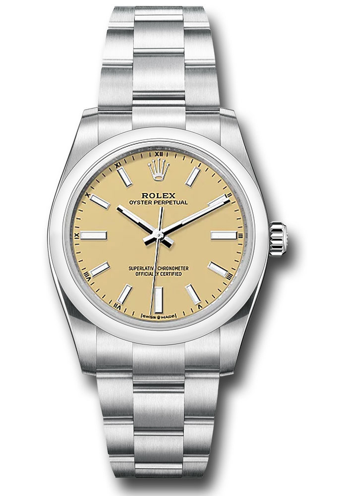 Rolex Watches - Oyster Perpetual 34 Steel - Style No: 124200 beio