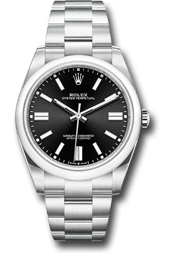 Rolex Watches - Oyster Perpetual No-Date 41mm - Domed Bezel - Style No: 124300 bkio