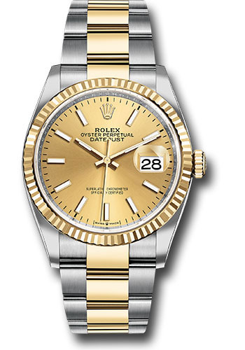 Rolex Datejust 36 Steel and Yellow Gold 
