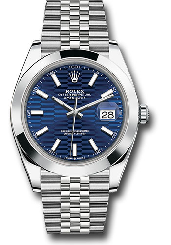 Rolex Watches - Datejust 41 Steel - Smooth Bezel - Jubilee - Style No: 126300 blflmij