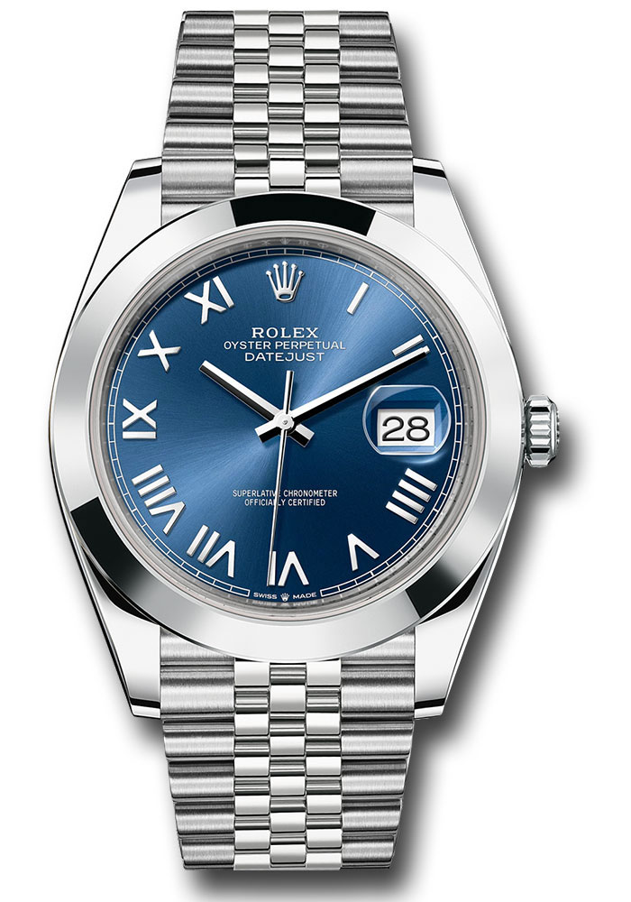 Rolex Watches - Datejust 41 Steel - Smooth Bezel - Jubilee - Style No: 126300 blunrj