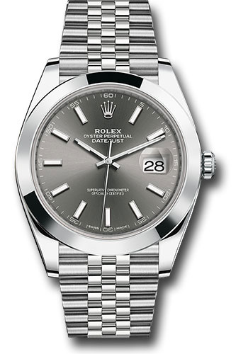 Rolex Watches - Datejust 41 Steel - Smooth Bezel - Jubilee - Style No: 126300 dkrij