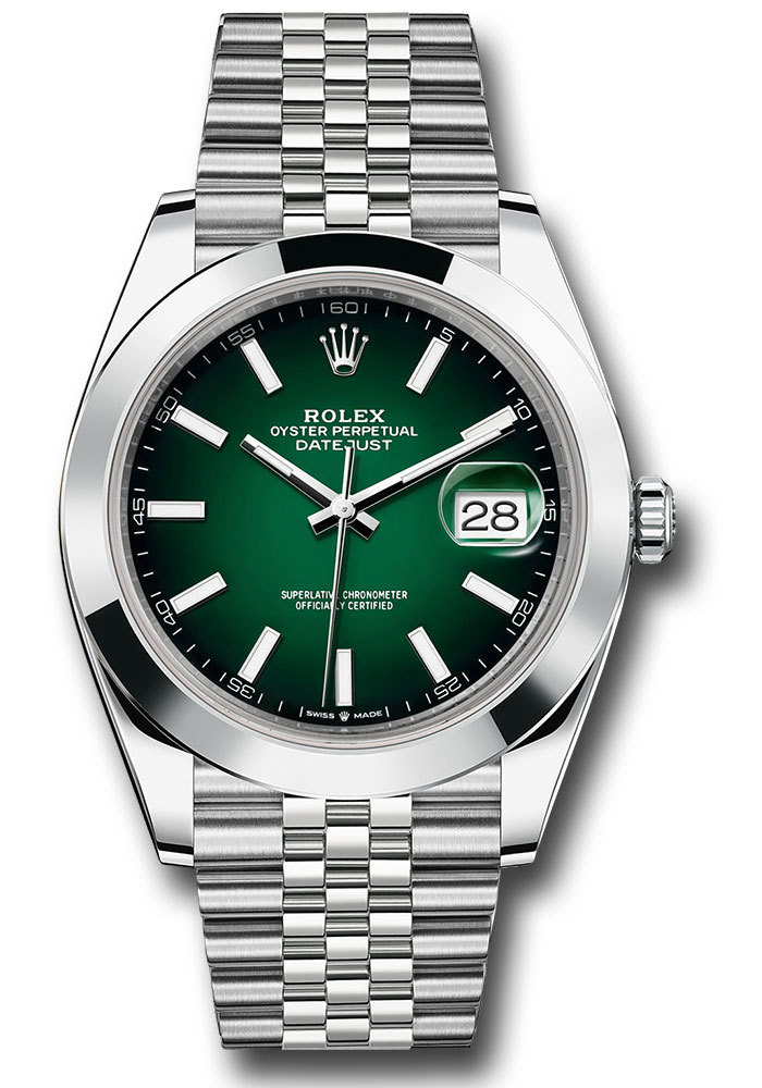 Rolex Watches - Datejust 41 Steel - Smooth Bezel - Jubilee - Style No: 126300 goij