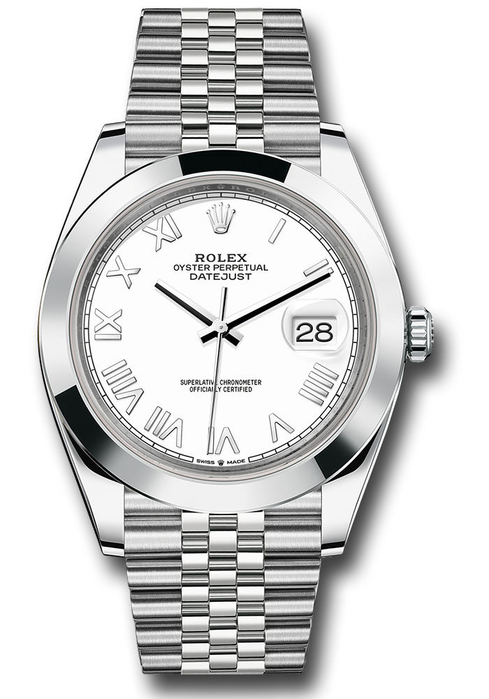 Rolex Watches - Datejust 41 Steel - Smooth Bezel - Jubilee - Style No: 126300 whnrj