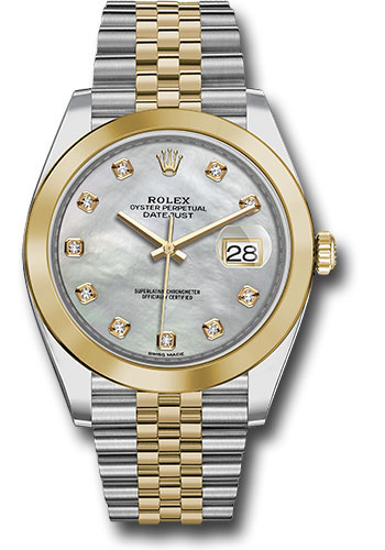 Rolex Watches - Datejust 41 Steel and Yellow Gold - Smooth Bezel - Jubilee - Style No: 126303 mdj