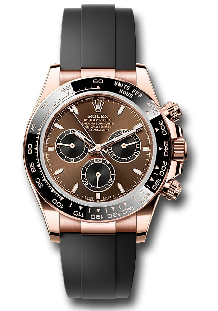 Rolex Watches - Cosmograph Daytona Everose Gold - Black Monobloc Cerachrom Bezel - Oysterflex Strap - Style No: 126515ln chobkiof