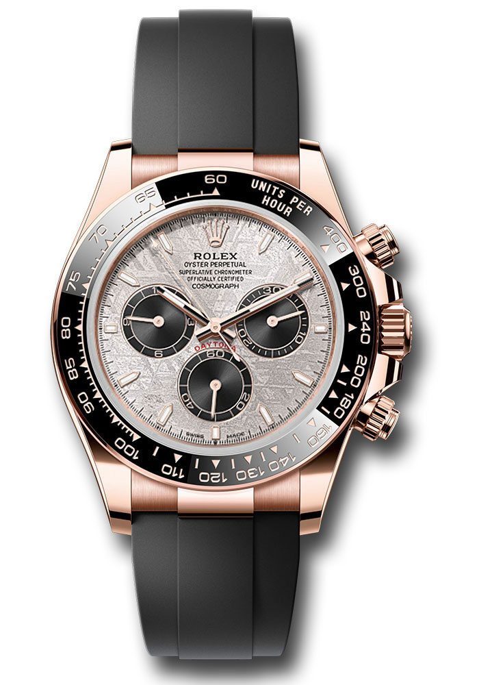 Rolex Watches - Cosmograph Daytona Everose Gold - Black Monobloc Cerachrom Bezel - Oysterflex Strap - Style No: 126515ln mtbkiof