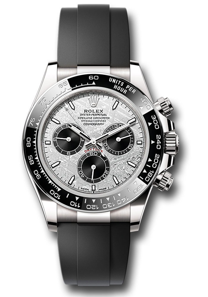 Rolex Watches - Cosmograph Daytona White Gold - Black Monobloc Cerachrom Bezel - Oysterflex Strap - Style No: 126519ln mtbkiof