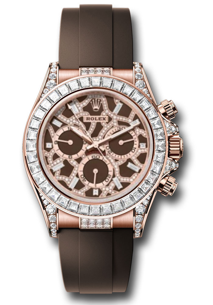 Rolex Watches - Cosmograph Daytona Everose Gold - Oysterflex Strap - Style No: 126555TBR-giraffe