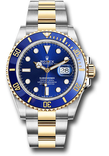 rolex blue and gold