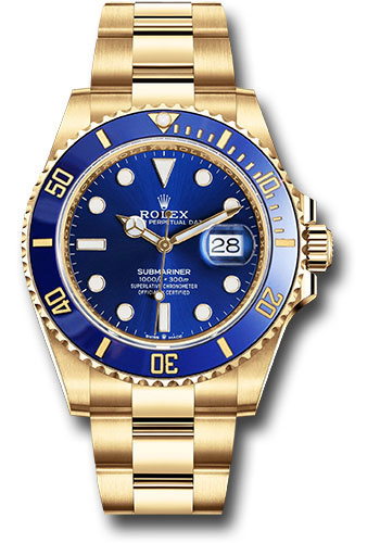 Rolex Watches - Submariner Yellow Gold - Style No: 126618LB