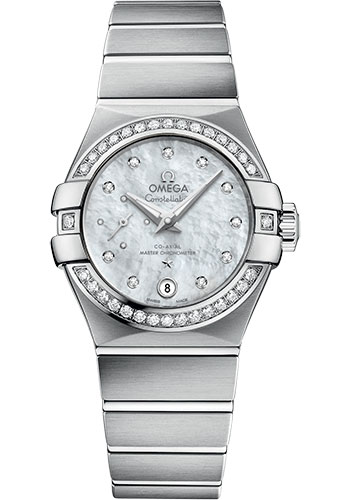 Omega Watches - Constellation Co-Axial Small Seconds - 27 mm - Stainless Steel - Style No: 127.15.27.20.55.001
