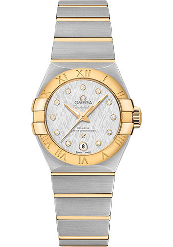 Omega Watches - Constellation Co-Axial 27 mm - Brushed Steel and Yellow Gold - Style No: 127.20.27.20.52.002