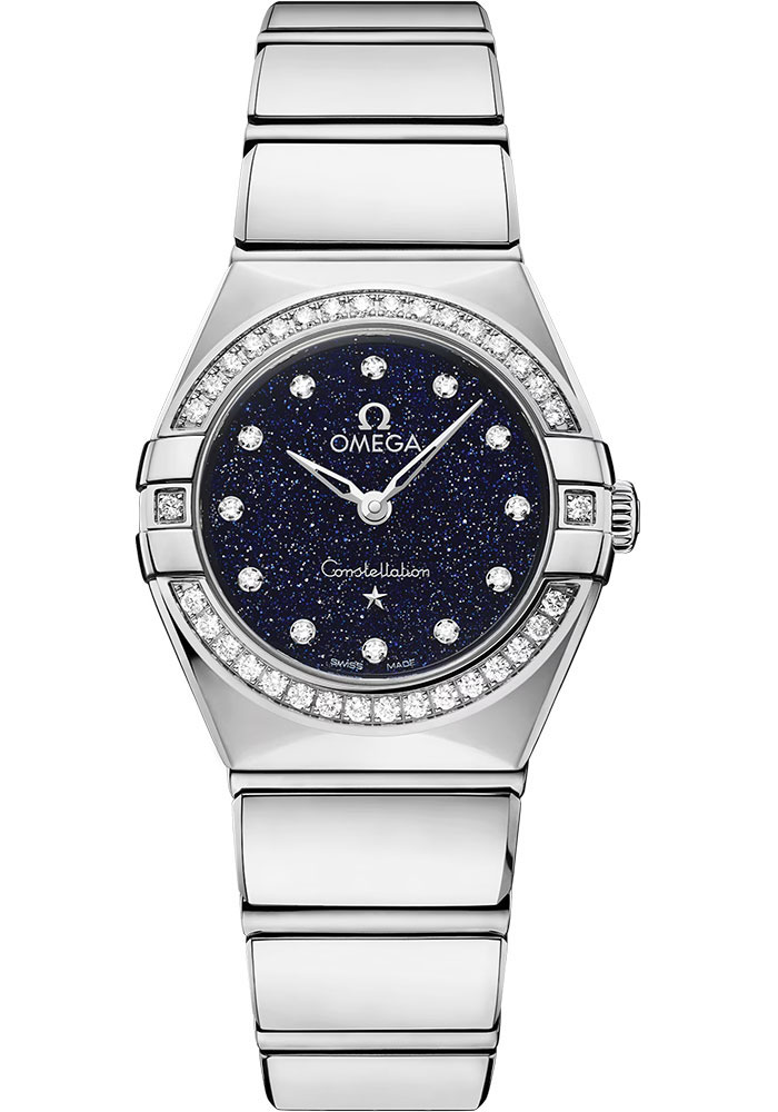 Omega Watches - Constellation Manhattan Quartz 25 mm - Stainless Steel - Style No: 131.15.25.60.53.002