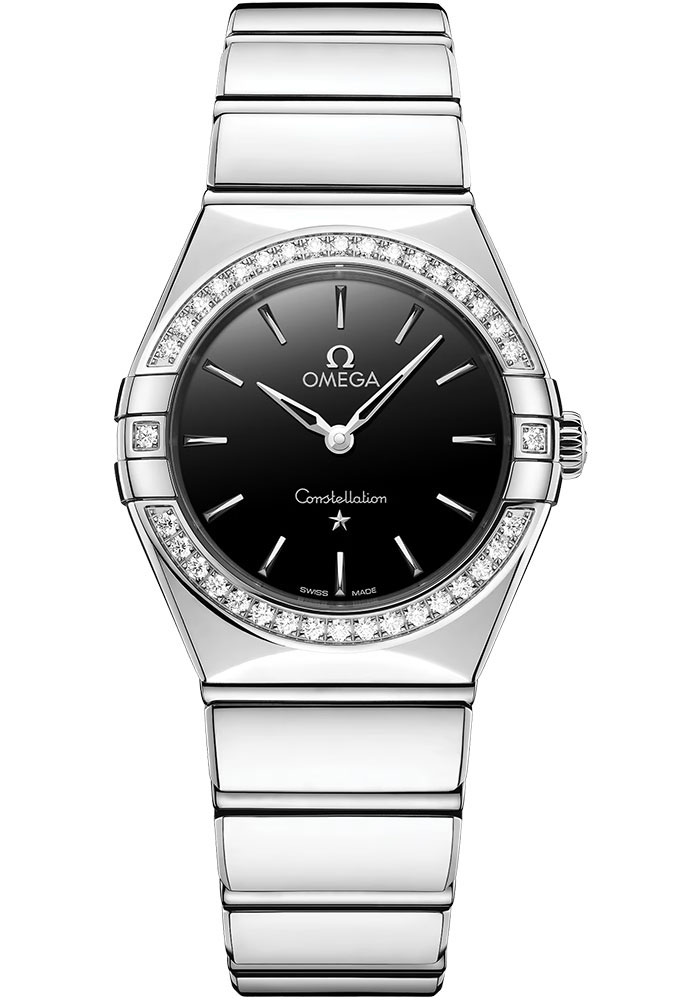 Omega Watches - Constellation Manhattan Quartz 28 mm - Stainless Steel - Style No: 131.15.28.60.01.001