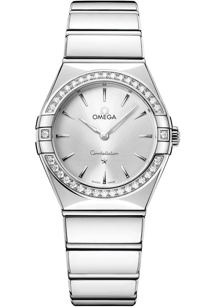 Omega Watches - Constellation Manhattan Quartz 28 mm - Stainless Steel - Style No: 131.15.28.60.02.001