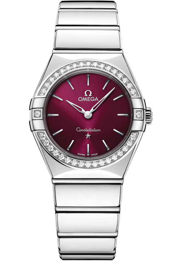 Omega Watches - Constellation Manhattan Quartz 28 mm - Stainless Steel - Style No: 131.15.28.60.11.001