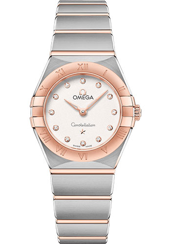 Omega Watches - Constellation Manhattan Quartz 25 mm - Steel and Sedna Gold - Style No: 131.20.25.60.52.001