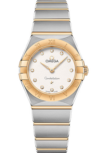 Omega Watches - Constellation Manhattan Quartz 25 mm - Steel and Yellow Gold - Style No: 131.20.25.60.52.002