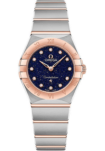 Omega Watches - Constellation Manhattan Quartz 25 mm - Steel and Sedna Gold - Style No: 131.20.25.60.53.002
