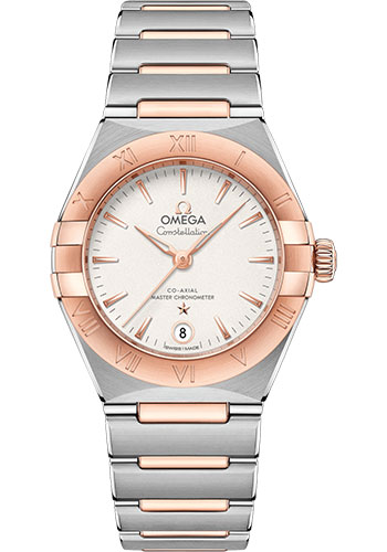 Omega Watches - Constellation Manhattan 29 mm - Steel and Sedna Gold - Style No: 131.20.29.20.02.001