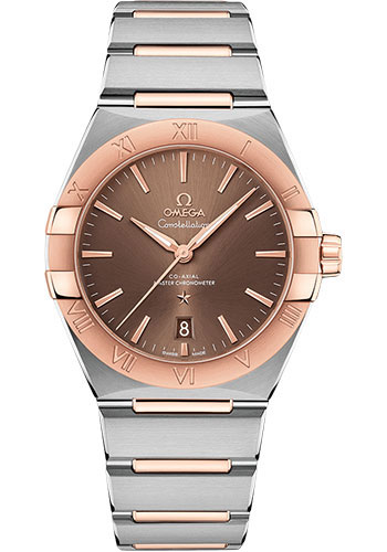 Omega Watches - Constellation Manhattan 39 mm - Steel and Sedna Gold - Style No: 131.20.39.20.13.001