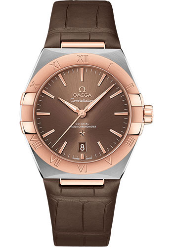 Omega Watches - Constellation Manhattan 39 mm - Steel and Sedna Gold - Style No: 131.23.39.20.13.001