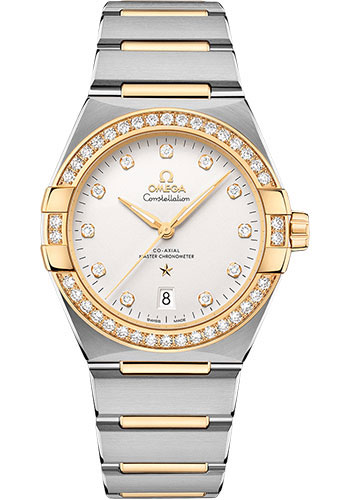 Omega Watches - Constellation Co-Axial 39 mm - Brushed Steel and Yellow Gold - Style No: 131.25.39.20.52.002