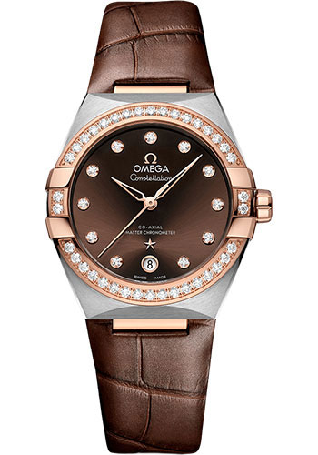Omega Watches - Constellation Co-Axial 36 mm - Brushed Steel and Sedna Gold - Style No: 131.28.36.20.63.001