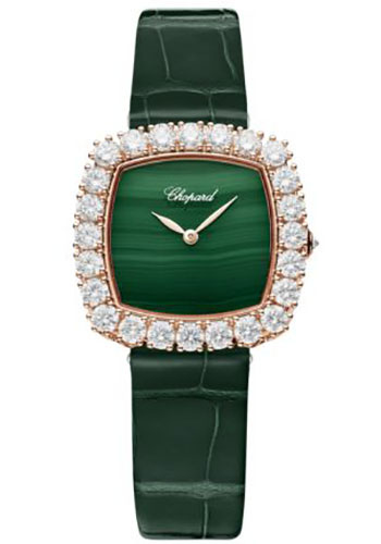 Chopard Watches - L Heure Du Diamant Cushion Small - Rose Gold - Style No: 13A386-5111