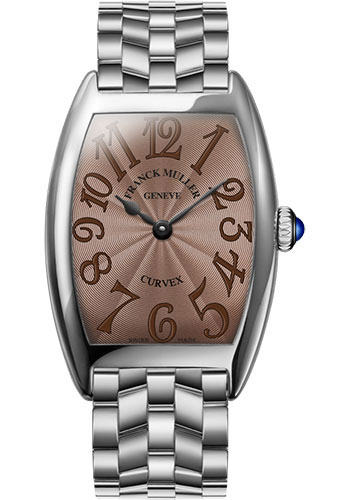 Franck Muller Watches - Cintre Curvex - Quartz - 25 mm Stainless Steel - Bracelet - Style No: 1752 QZ O AC Chocolate