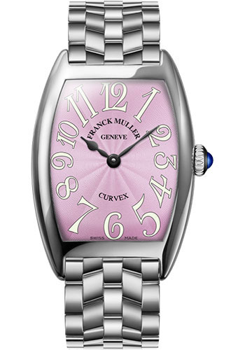 Franck Muller Watches - Cintre Curvex - Quartz - 25 mm Stainless Steel - Bracelet - Style No: 1752 QZ O AC Pink
