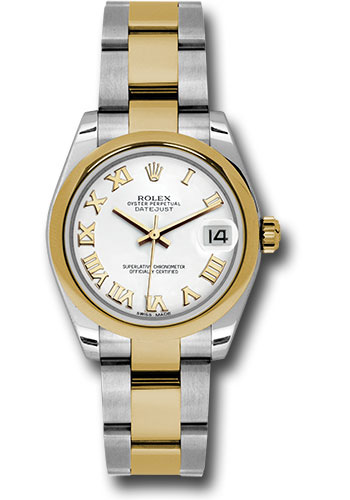 Rolex Watches - Datejust 31 Steel and Yellow Gold - Domed Bezel - Oyster - Style No: 178243 wro