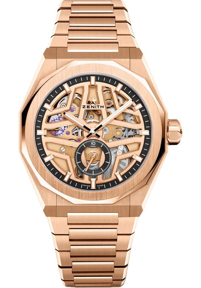 Zenith Watches - Defy Skyline Skeleton Rose Gold - Bracelet - Style No: 18.9300.3620/81.I001