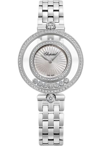 Chopard Watches - Happy Diamonds Icons - 32mm - White Gold - Style No: 209426-1202