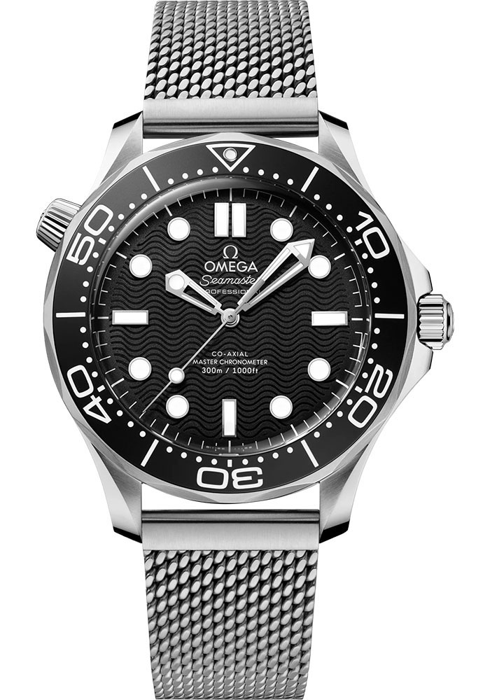 Omega Watches - Seamaster Diver 300M Co-Axial Master 42 mm - Stainless Steel - Style No: 210.30.42.20.01.010