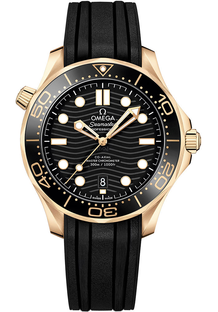 Omega Watches - Seamaster Diver 300M Co-Axial Master 42 mm - Moonshine Gold - Style No: 210.62.42.20.01.003